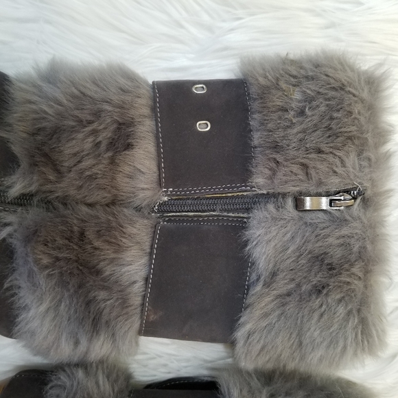 SELINA Gray Heeled Ankle Boots SIZE 9, Zip closure on the side. - Picture 8 of 16